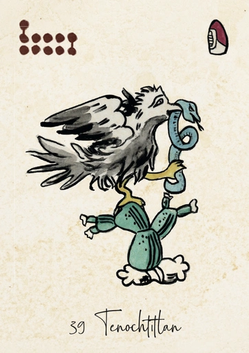 Carte Tenochtitlan, capitale lacustre et centre cosmique de l’empire mexica