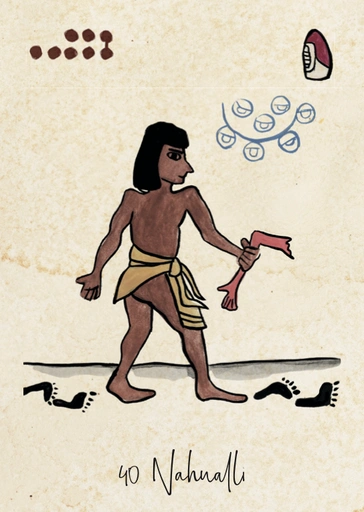 Carte Nahualli, figure du sorcier et du double invisible dans la tradition nahua