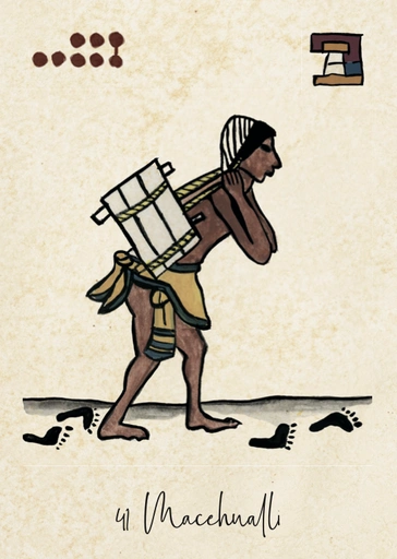 Carte Macehualli, humanité ordinaire sous l’épreuve des cycles cosmiques